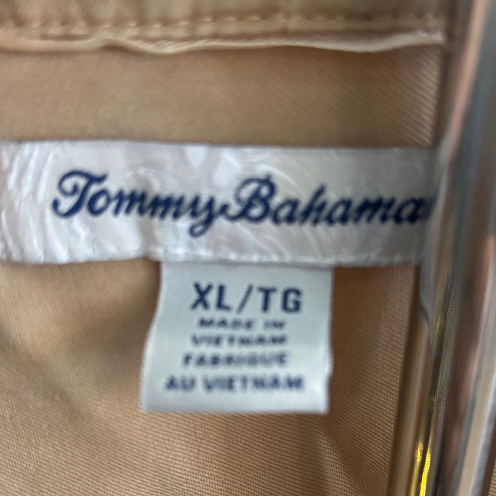Tommy Bahama Beige Shirt XL - Picture 3 of 4